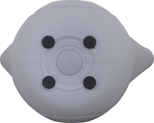 AMILA Kettlebell Βινυλίου 4kg Κίτρινο