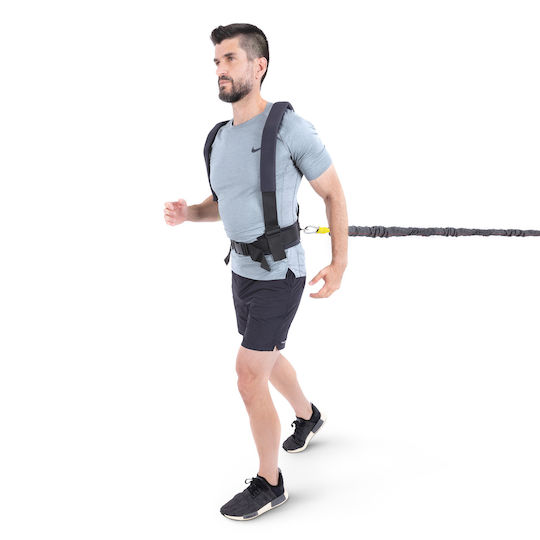 AMILA Widerstandsbänder Gymtube Licht Gray mit Riemen 5m