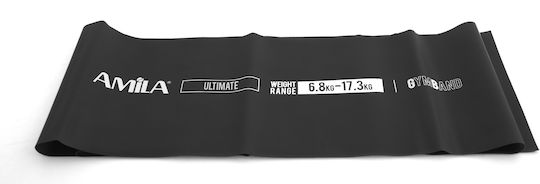 AMILA Resistance Band Loop Very Hard Black 2,5m 2.5m
