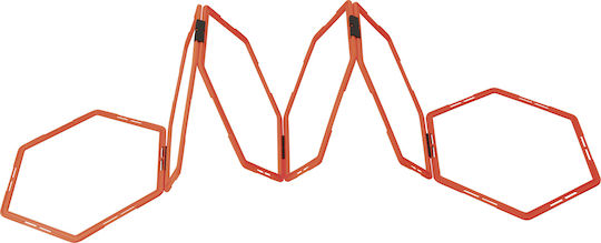 AMILA Speed Ladder Hexagonal Acceleration Ladder In Red Colour 97702