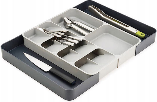 Verk Group Tăvi Pentru Tacâmuri De Sertar Rabătabilă Din Plastic 50x39x5cm Gri