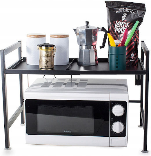 Verk Group Metallische Basis für Mikrowelle 65x36x44cm Schwarze