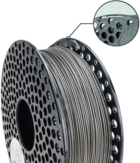 Azurefilm PLA 3D Printer Filament 1.75mm Anthracite 1kg 1τμχ (Spool)