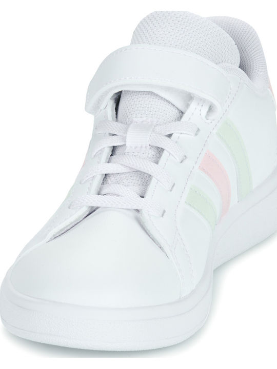 Grand Court GRAND COURT 2.0 EL C Kids Sneakers with Scratch White