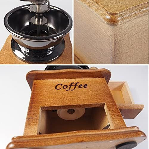 Retro Manual Coffee Grinder Brown