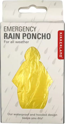 Emergency Rain Poncho Po01-a Waterproof 1 Piece Random Color Selection