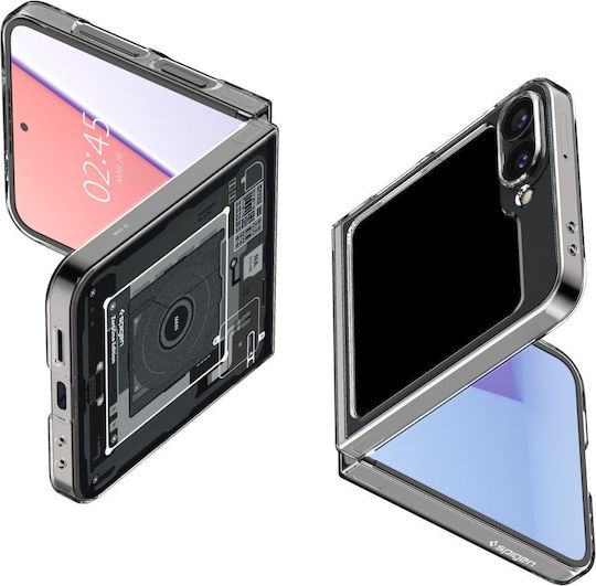 Spigen Airskin Book Σιλικόνης 0.9mm Μαύρο (Galaxy Z Flip)