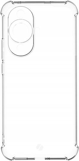 Spacecase Anti-shock Back Cover Σιλικόνης 1mm με Λουράκι Διάφανο (Huawei Nova 12s)