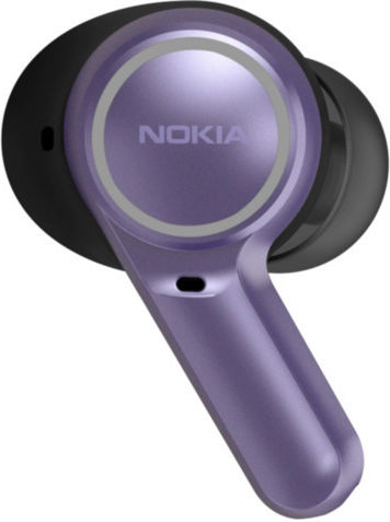 Nokia Clarity Earbuds 2 + Bluetooth хендсфри Слушалки с Устойчивост на Пот и Кутийка за Зареждане Лилав