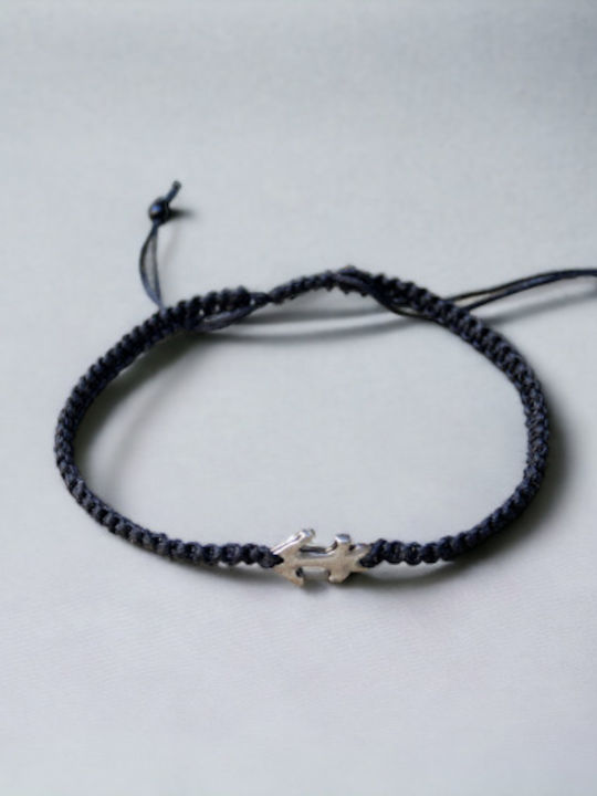 Artifact Bracelet Macrame with design Anchor made of Cord