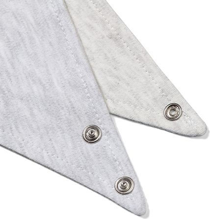 Babyono Horses Baby Bandana 100% Cotton with Button 2 Pieces