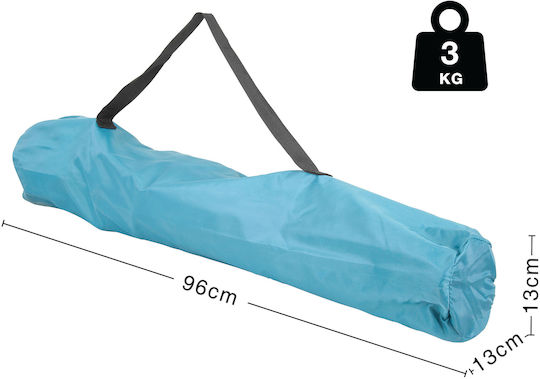 Escape Chair Beach Aluminium Turquoise Waterproof 60x58x93cm
