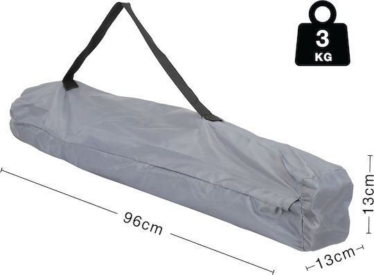 Escape Stuhl Strand Aluminium Gray Wasserdicht 96x16cm.