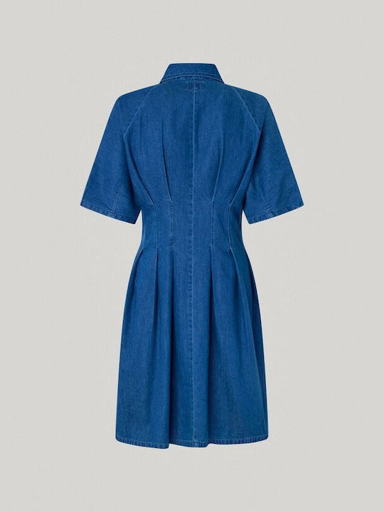 Pepe Jeans Mini Dress Blue