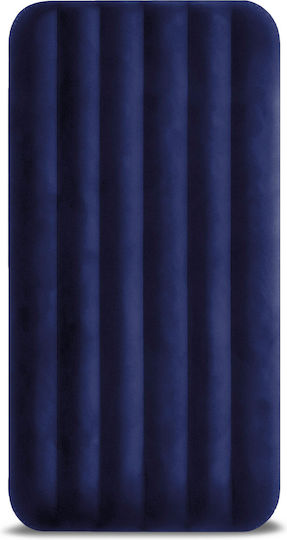 Intex Inflatable Sleeping Mattress Single Classic Downy 191x99x25εκ. Blue