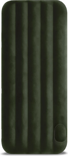 Intex Inflatable Sleeping Mattress Single with Built-in Pump Downy 191x76x25εκ.