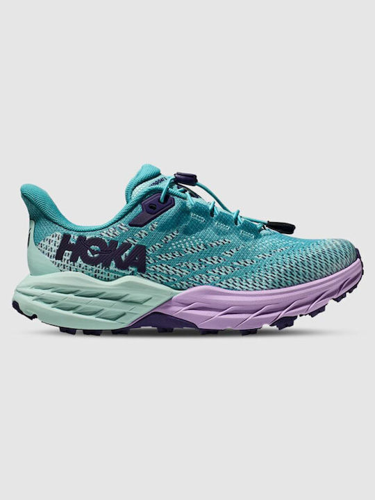 Hoka Kids Sports Shoes Running Speedgoat 5 Green