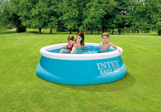 Intex Easy Set Children's Round Swimming Pool 886lt Inflatable 183x51cm Light Blue