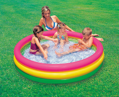 Intex Kids Swimming Pool PVC Inflatable 114x114cm 2pcs
