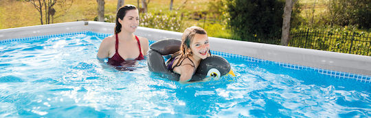 Intex Ultra XTR Swimming Pool PVC 17203lt with Metallic Frame 549x274x132cm Gray