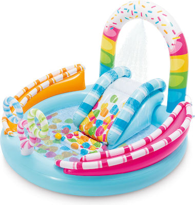 Intex Candyfun Play Center Kinder Pool PVC Aufblasbar 170x168x122cm