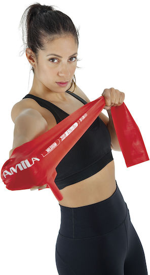 AMILA Elastic Gym Band Hard Blue 1.2m 1.2m