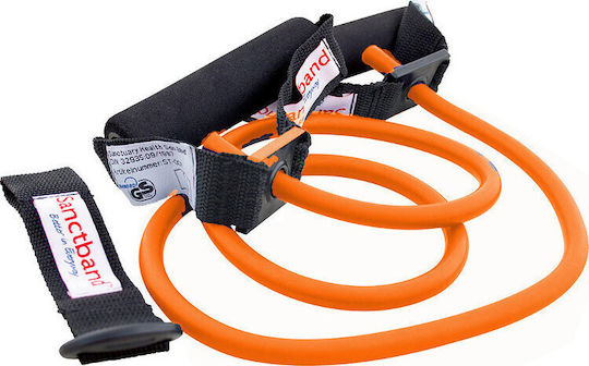 Sanctband Resistance Band Gymtube Light with Handles Orange 1.2m