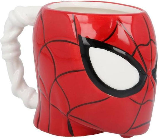 Stor Spiderman 3D Κούπα Κεραμική Κόκκινη 400ml