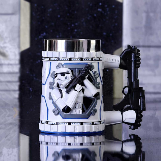 Nemesis Now Tankard Becher Keramik Weiß