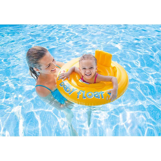 Intex Baby-Safe Swimming Aid Swimtrainer 70cm for 6 up to 12 Months Yellow