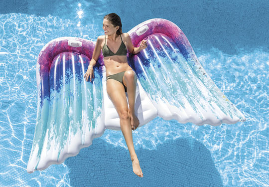 Intex Angel Wings Inflatable Mattress for Sea with Handles 251x160cm