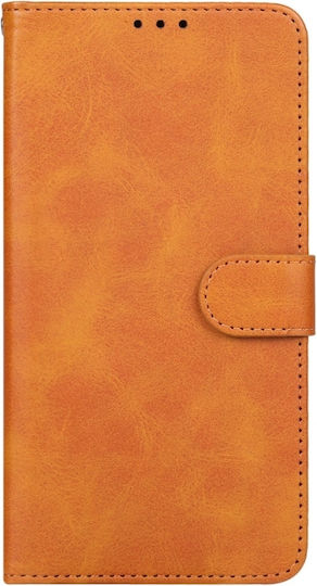 Wallet Δερμάτινο / Δερματίνης / Σιλικόνης Καφέ (Redmi Note 13 4G)