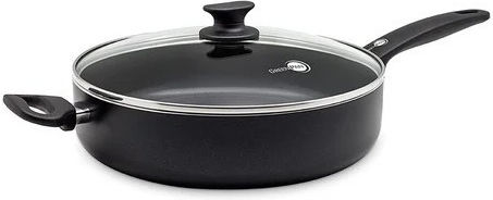 Green Pan Тиган С капачка от Алуминий Черно 24см