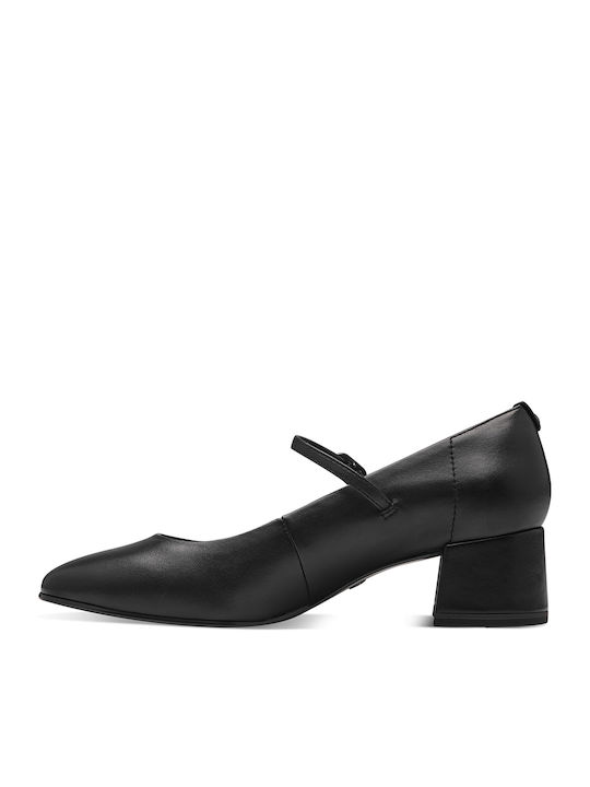 Pantofi cu toc cu Curea Negre