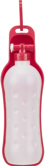 2461 Kunststoff-Hundefutterautomat / Wasserspender Rot 500ml 2461