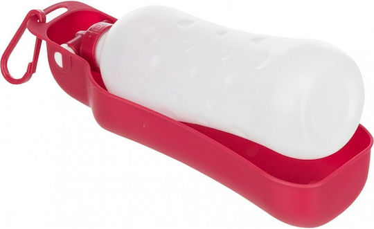 2461 Kunststoff-Hundefutterautomat / Wasserspender Rot 500ml 2461