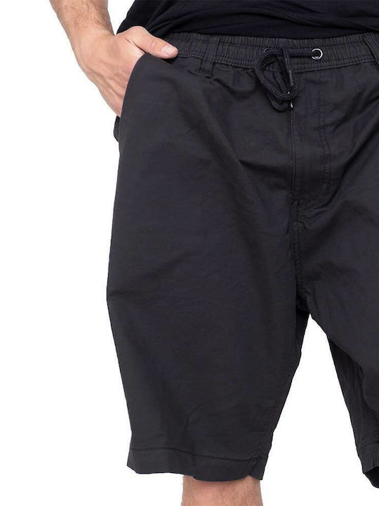 Reflex Hustler Herrenshorts Cargo Schwarz