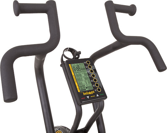 AMILA ReNegaDe Air Bike Upright Exercise Bike with Air Resistance and Wheels