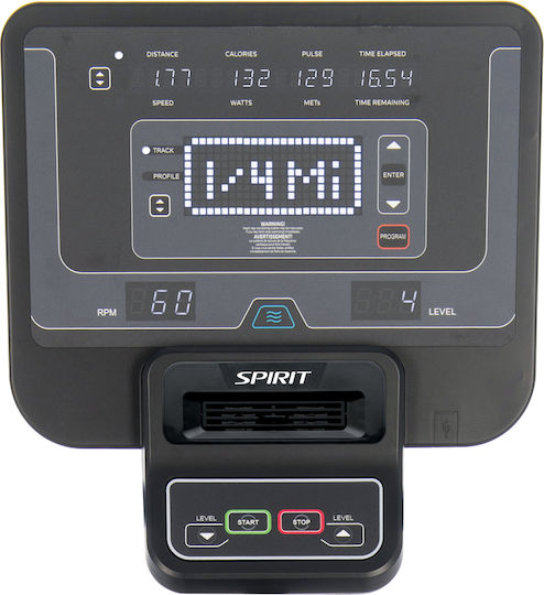 Spirit CR800+ Seated Exercise Bike with Wheels
