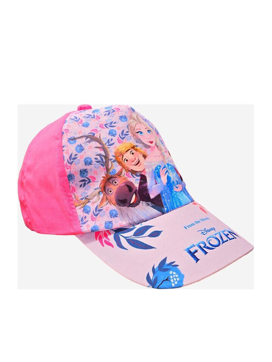 Disney Παιδικό Καπέλο Jockey Frozen Ροζ