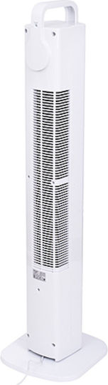 Adler Ανεμιστήρας Πύργος 60W με Τηλεχειριστήριο Λευκός