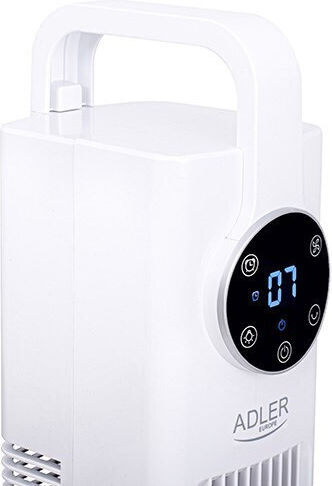 Adler Ανεμιστήρας Πύργος 60W με Τηλεχειριστήριο Λευκός