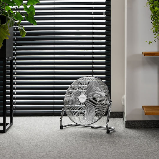 Teesa Ventilator De Pardoseală 50W Diametru Ventilator 30cm Argintiu