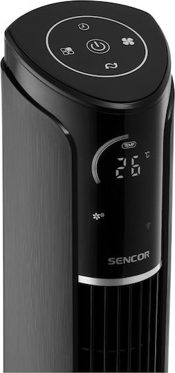 Sencor Ventilator Turm 50W mit Fernbedienung Schwarze