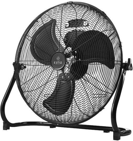 Estia Stormi Ανεμιστήρας Δαπέδου 90W Διαμέτρου 40cm Μαύρος