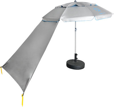 Escape Beach Umbrella Aluminum Diameter 2m with UV Protection and Air Vent Blue