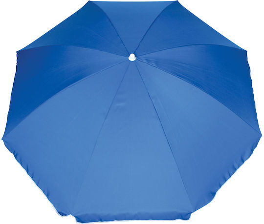 Escape Folding Beach Umbrella Aluminum Diameter 2m Blue