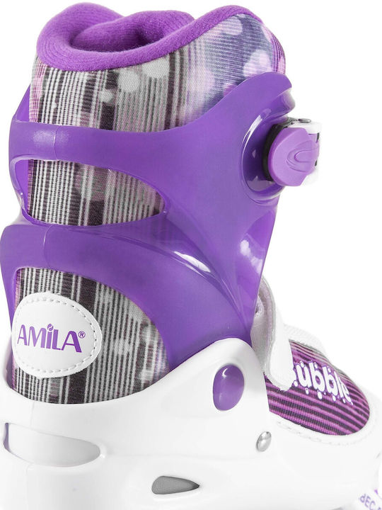 AMILA Inline Αυξομειούμενα Rollers Μωβ Ενηλίκων/Παιδικά