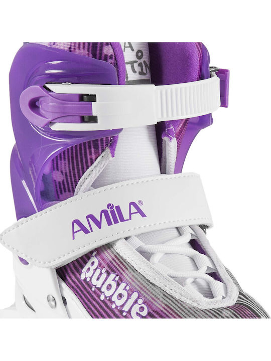AMILA Inline Αυξομειούμενα Rollers Μωβ Ενηλίκων
