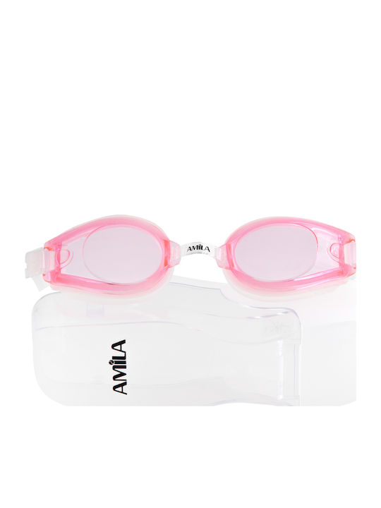 AMILA 1300AF Swimming Goggles Kids Pink